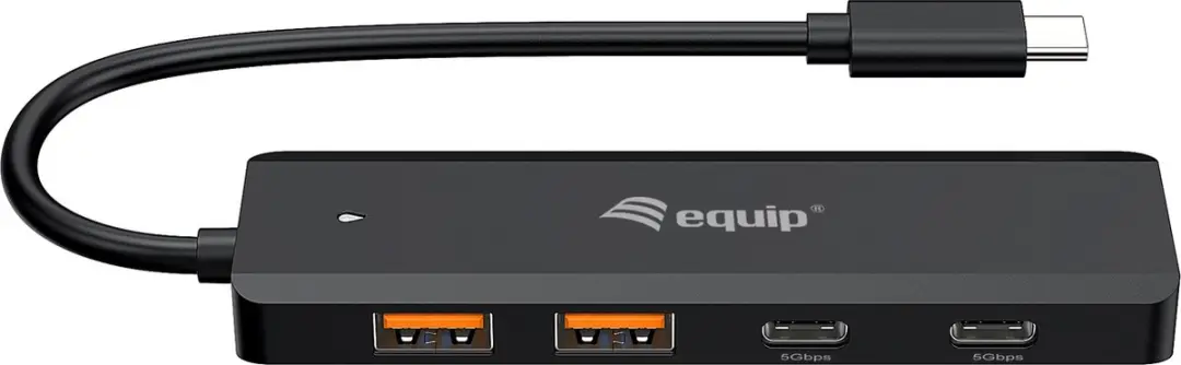 Equip 128966 Interface Hub USB 3.2 Gen 2 - 2x Type-C 10Gbps - Zwart - afbeelding 4 van 6