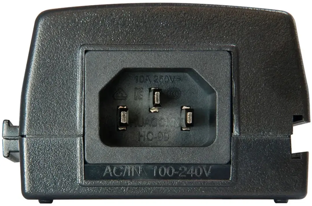LevelOne POI-2012 PoE Injector Fast Ethernet - Zwart