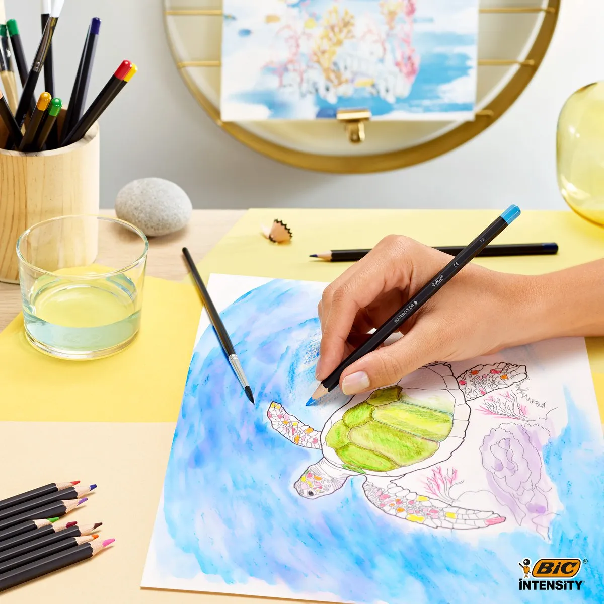 BIC Intensity Aquarelpotloden - 12 Stuks