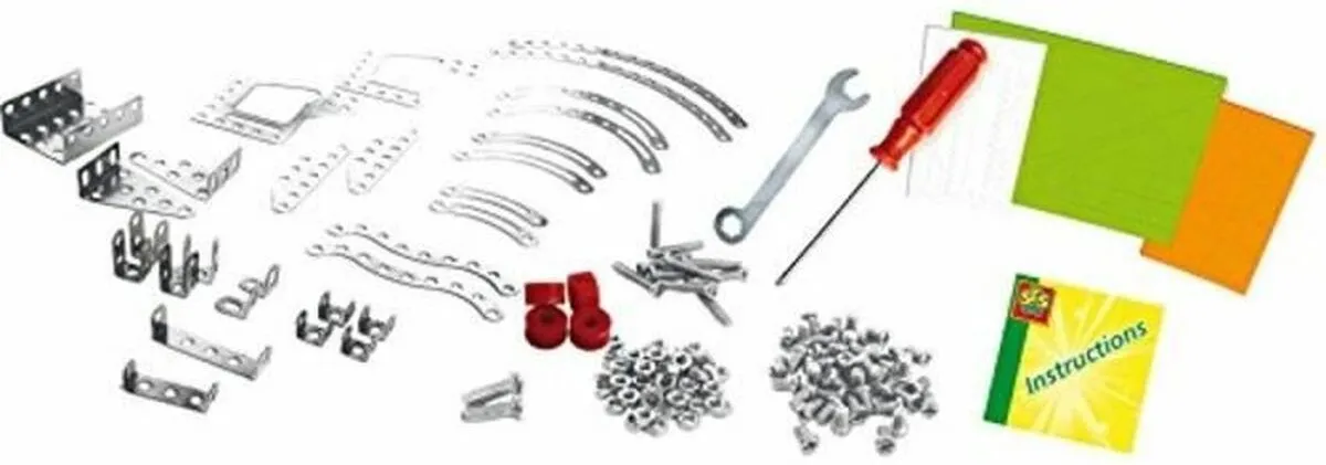 SES Creative Metaal Constructieset Dino - 6 Stuks