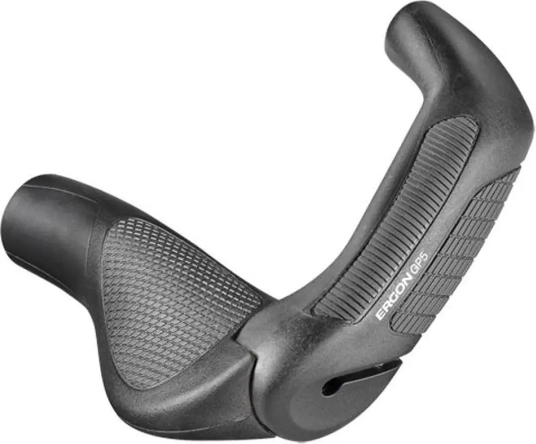 Ergon GP5 Handvatten - Mountainbike - Zwart/Grijs - afbeelding 4 van 6