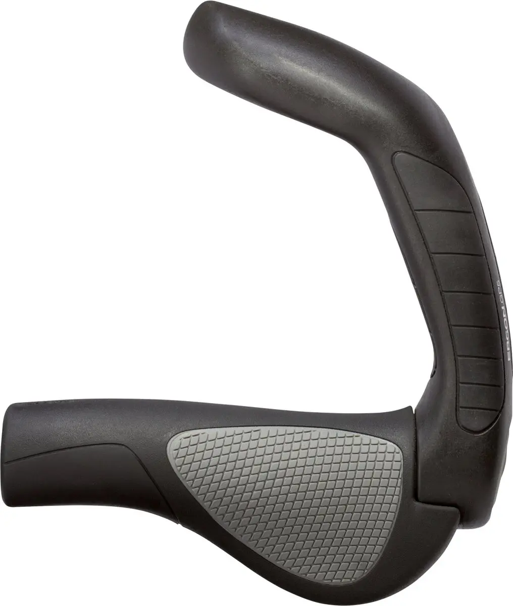 Ergon GP5 Handvatten - Mountainbike - Zwart/Grijs - afbeelding 2 van 6