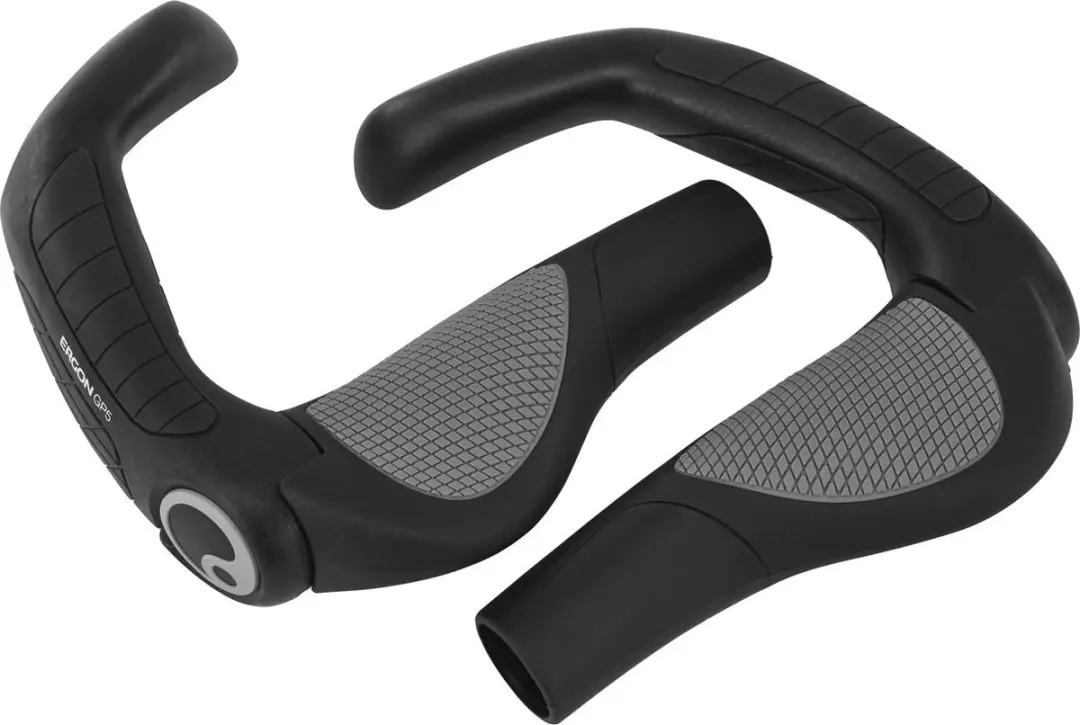 Ergon GP5 Handvatten - Mountainbike - Zwart/Grijs - afbeelding 5 van 6