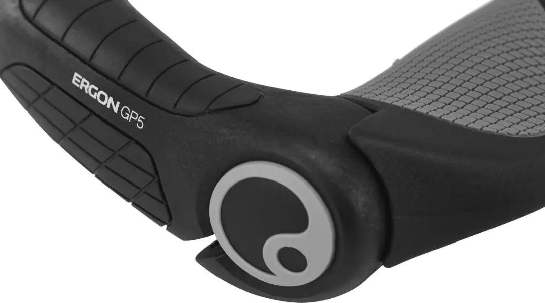Ergon GP5 Handvatten - Mountainbike - Zwart/Grijs - afbeelding 3 van 6