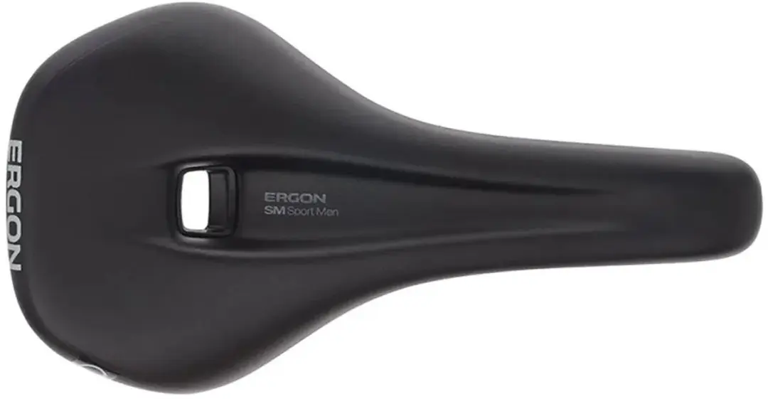 Ergon SM Sport Heren Zadel S/M - 9-12cm Zitbreedte - Zwart