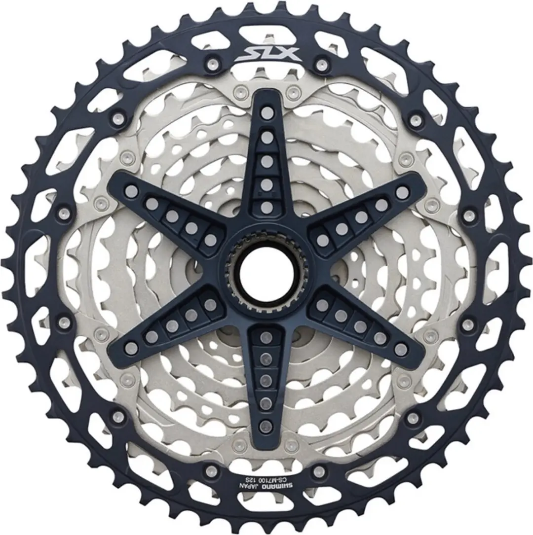 Shimano SLX CS-M7100 Cassette 12-speed 10-45T - Zwart/Zilver