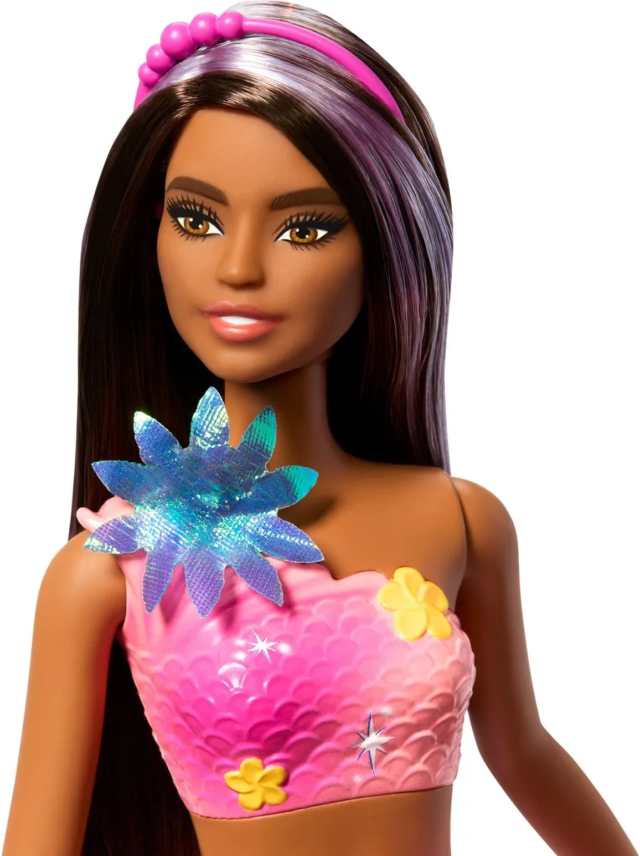 Barbie Flower Magic Zeemeerminpop - Bruin & Roze