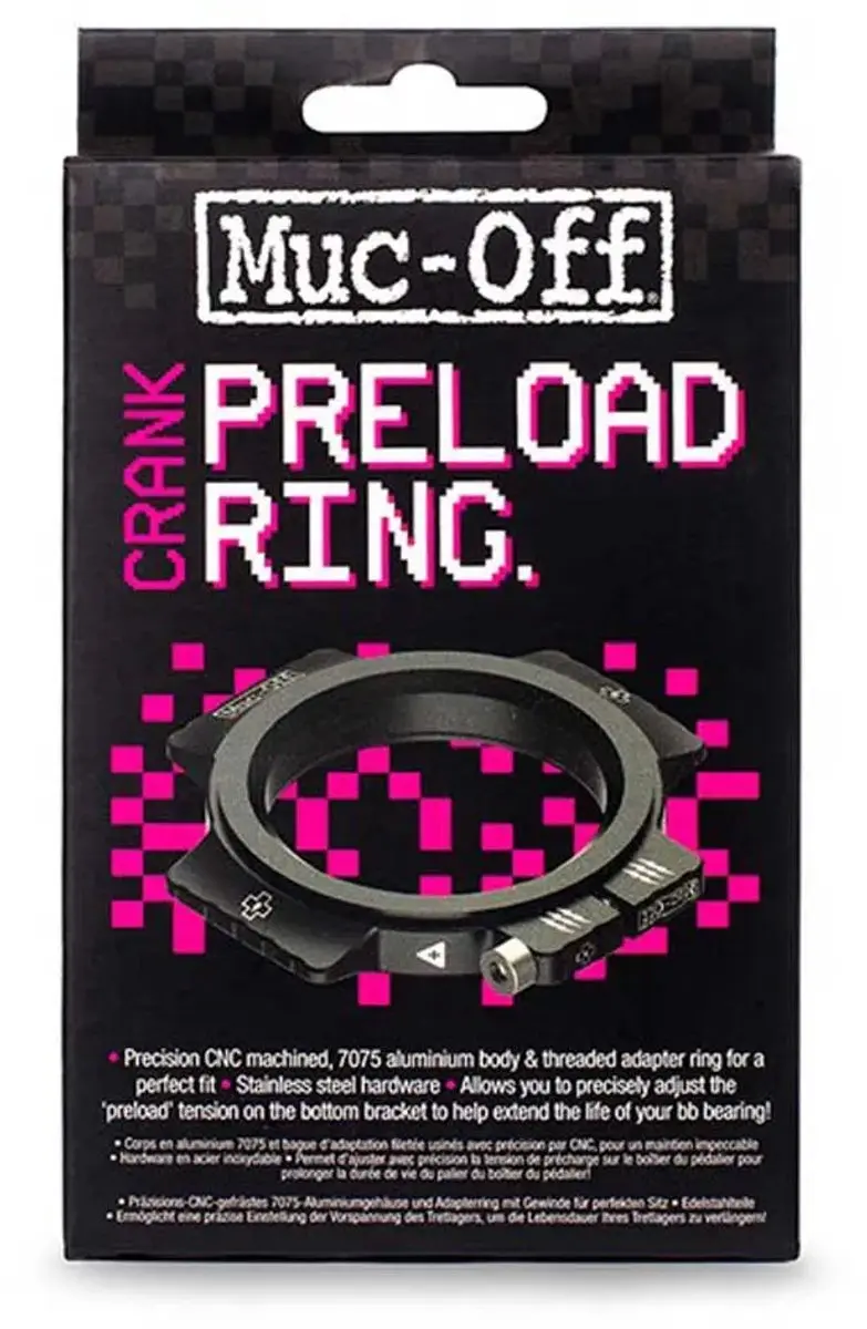 Muc-off crank preload ring zwart