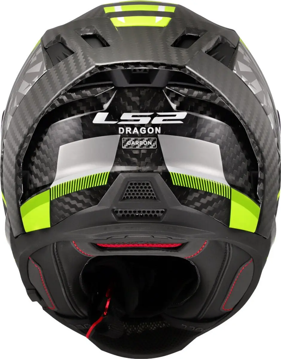 LS2 Dragon Trax FF807 Helm - XXXL - Fluor Geel