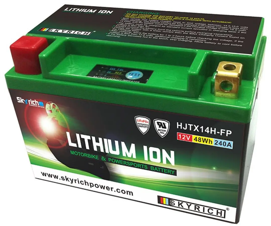 Skyrich Lithium Ion Accu LTX14-BS/YTX14-BS - 48W - Aprilia