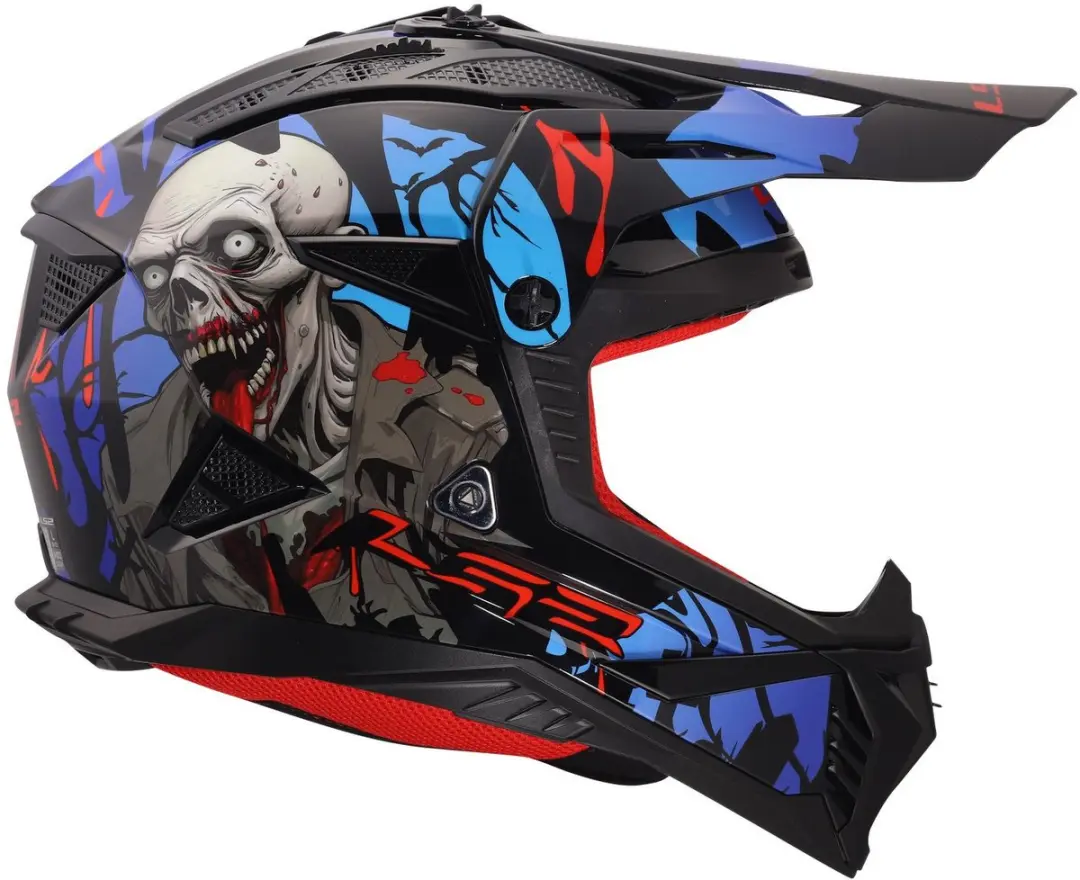 LS2 Fast II Zombie II Helm MX708 - Maat S - Happy Dreams