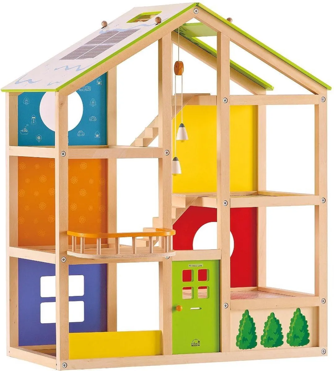 Hape All Season House Poppenhuis Geel