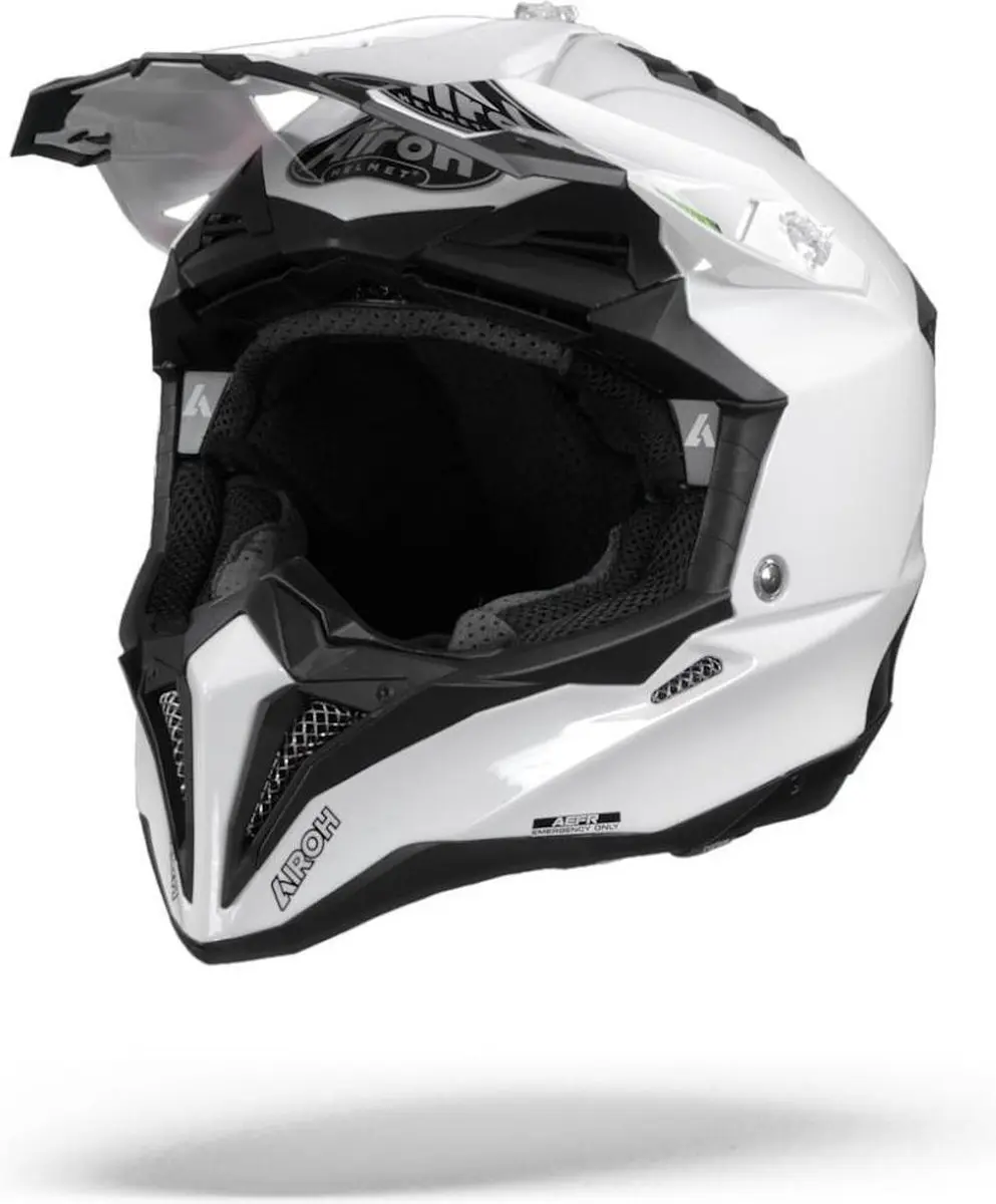 Airoh Aviator 3 AMS Solid Glans Wit