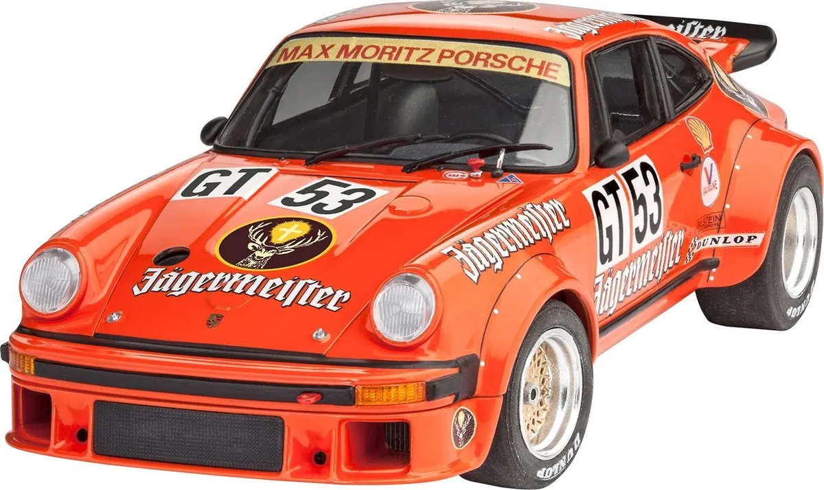 Revell Porsche 934 RSR Jägermeister Modelbouwpakket 1:24 - 104 Onderdelen