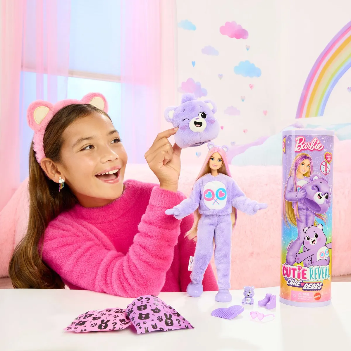 Barbie Cutie Reveal Positivo Troetelbeertje JCN94 - afbeelding 6 van 6
