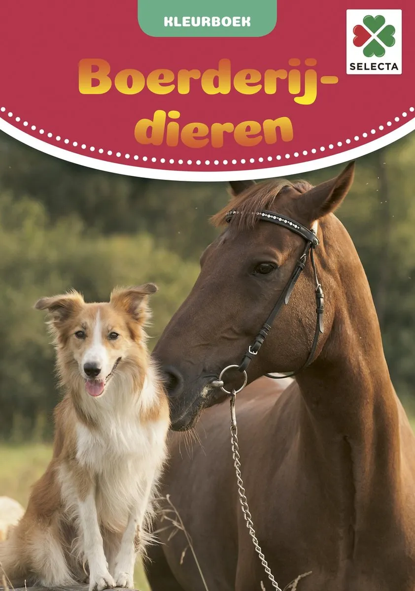 Tactic Boerderijdieren Kleurboek - 48 Pagina's