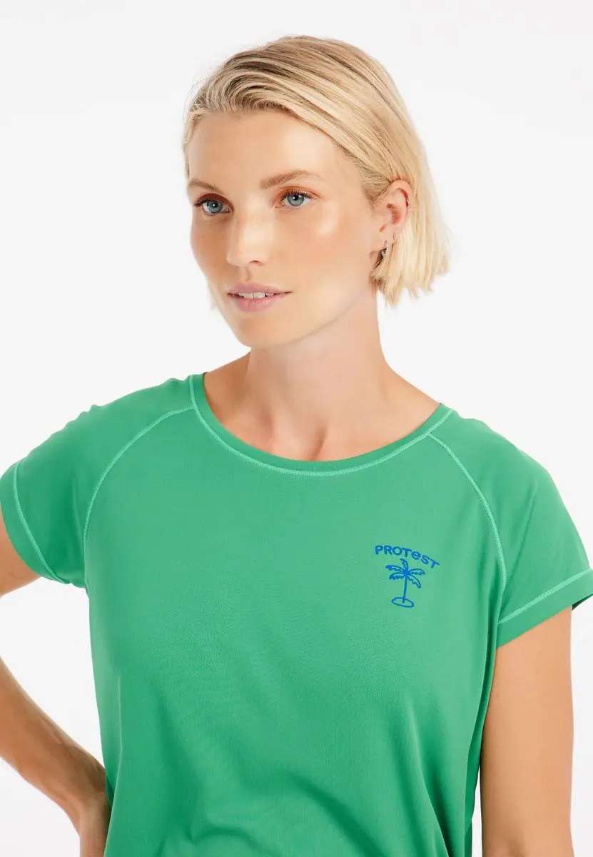 Protest Prthappy UV Shirt Dames - XS - Jardin Green