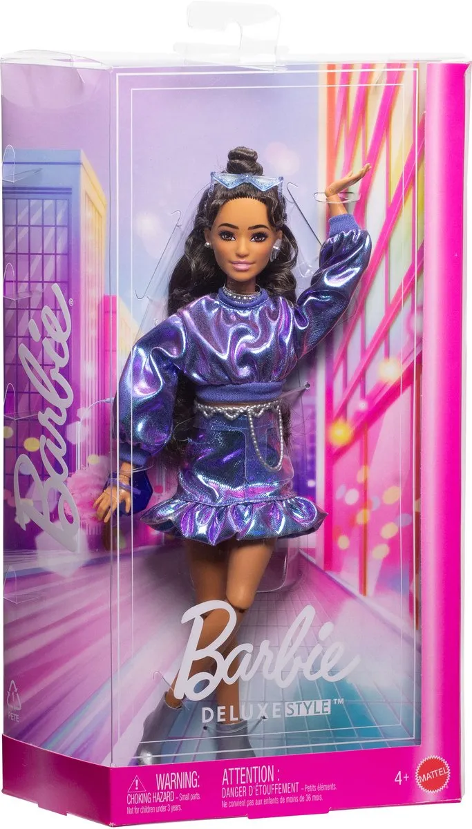 Barbie Deluxe Stijl Pop JFP42 - Metallic Blauw