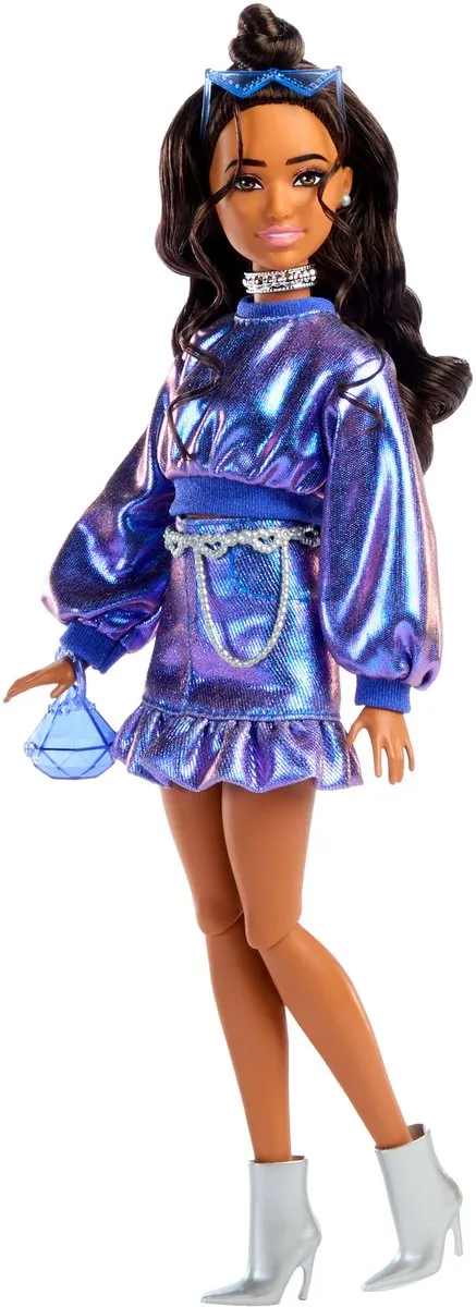 Barbie Deluxe Stijl Pop JFP42 - Metallic Blauw