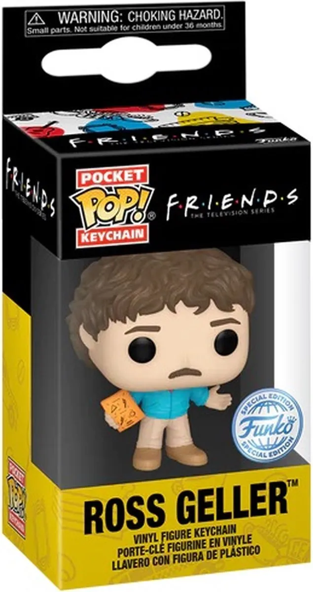 Funko Pocket Pop! Friends Ross Sleutelhanger - 80's
