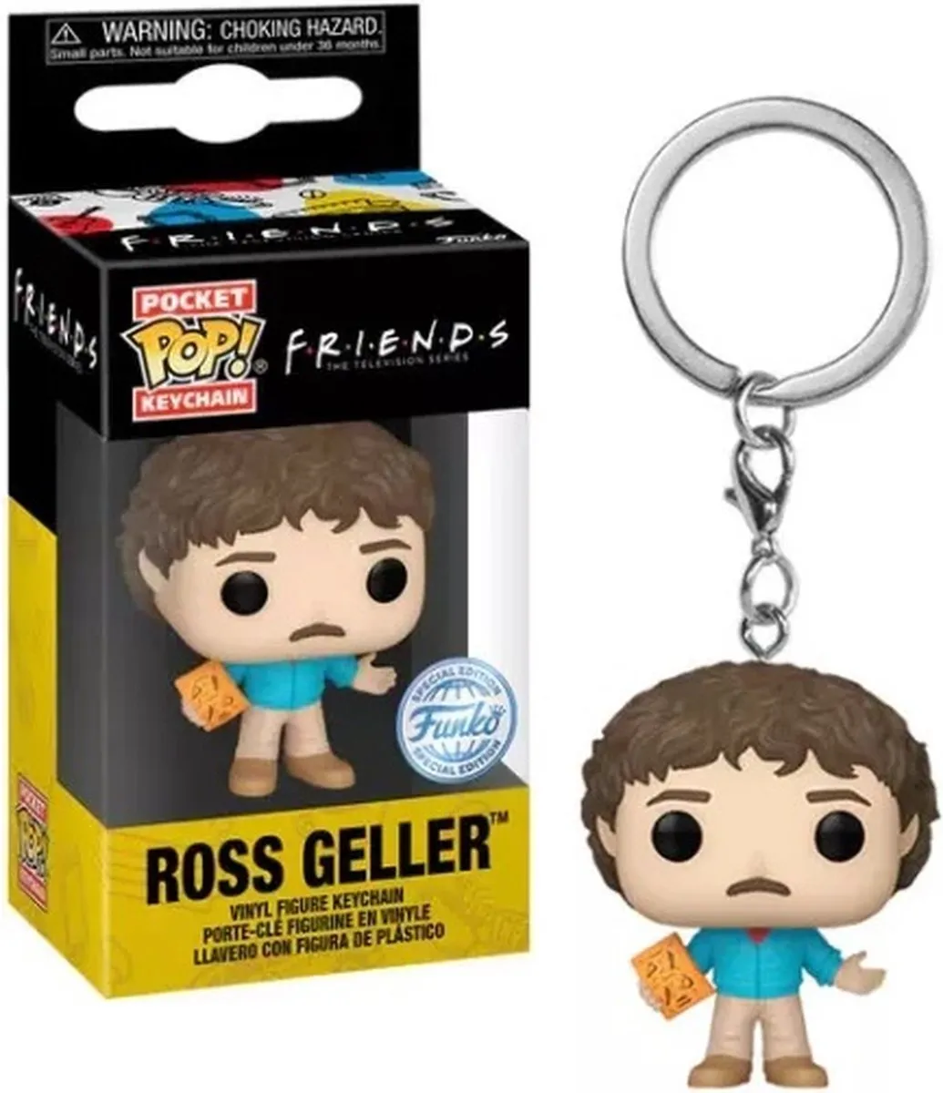 Funko Pocket Pop! Friends Ross Sleutelhanger - 80's
