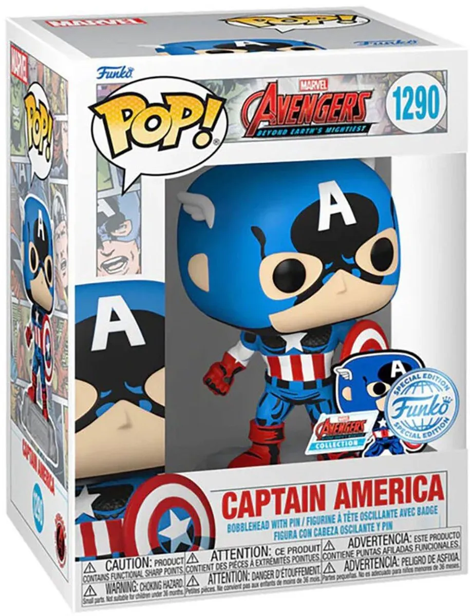 Funko Pop! Marvel Captain America 60th Anniversary