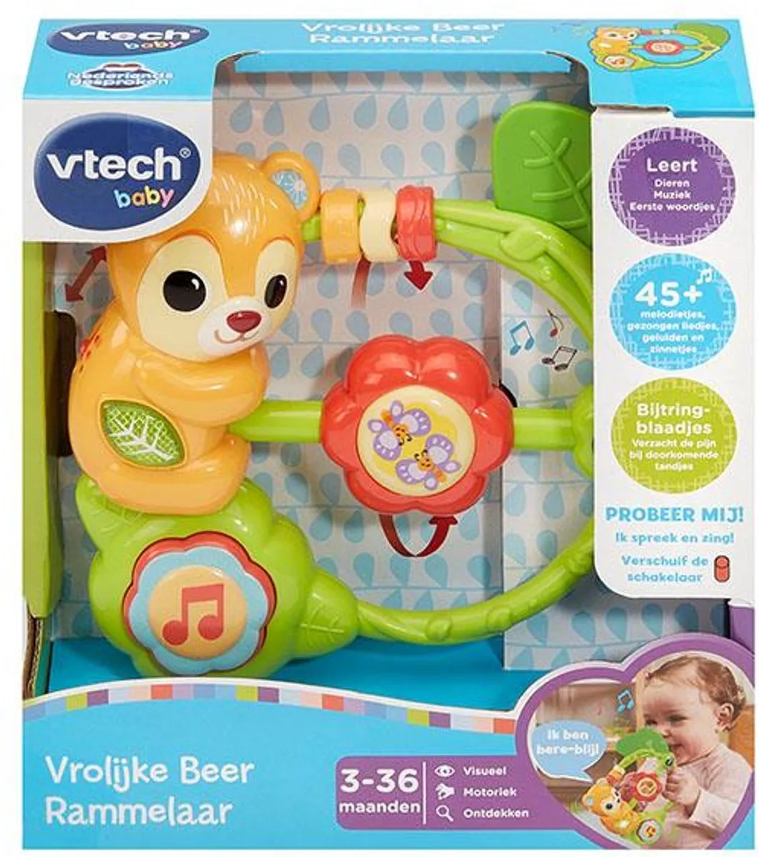 VTech Vrolijke Beer Rammelaar - Multi