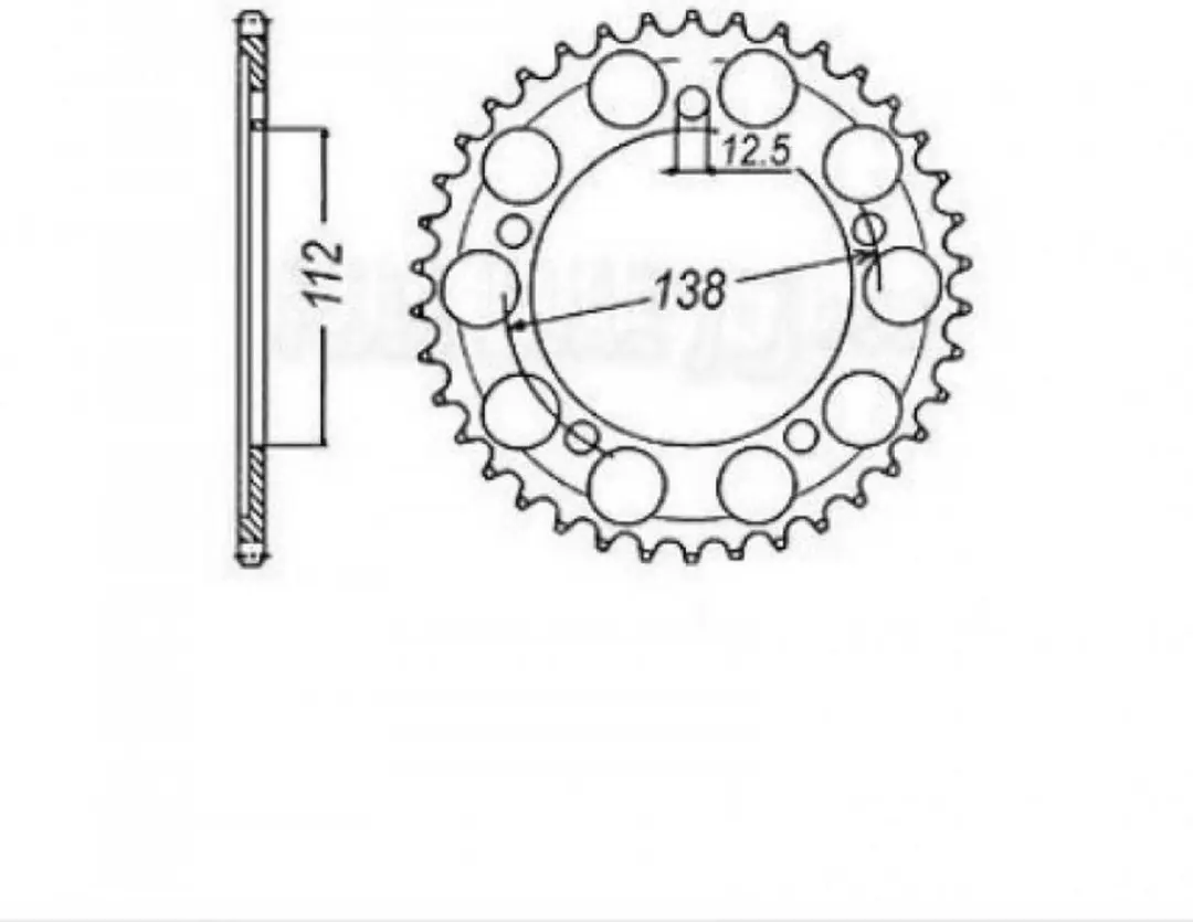 Couronne de transmission Sunstar pour Moto Honda 900 CBR900RR Après 1998 4483 N