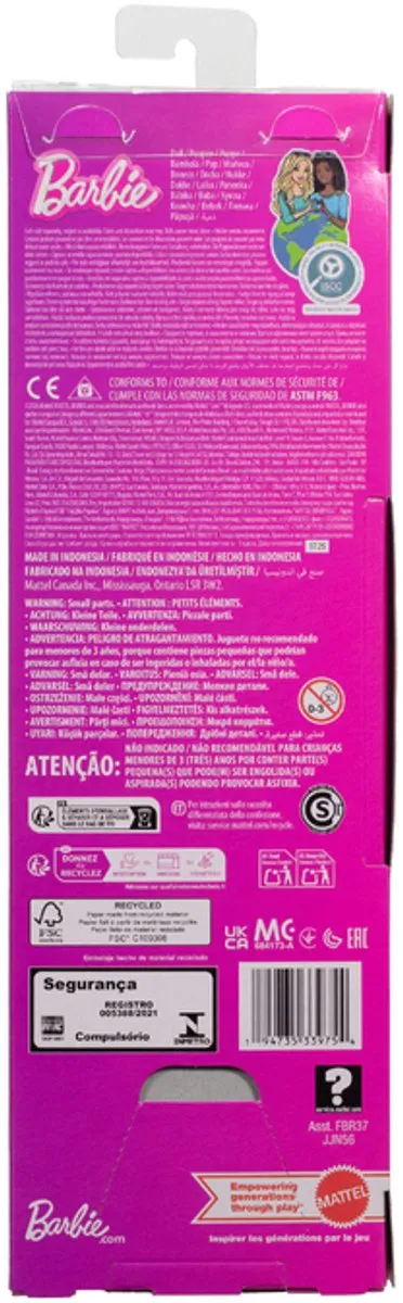 Barbie Fashionistas JJN56 Modepop - Roze Gipsverband