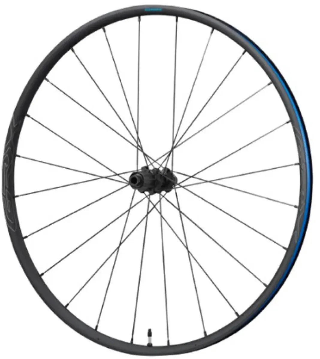 Shimano WH-RX570 Achterwiel 27.5" - 10/11-Speed Centerlock - Zwart/Blauw