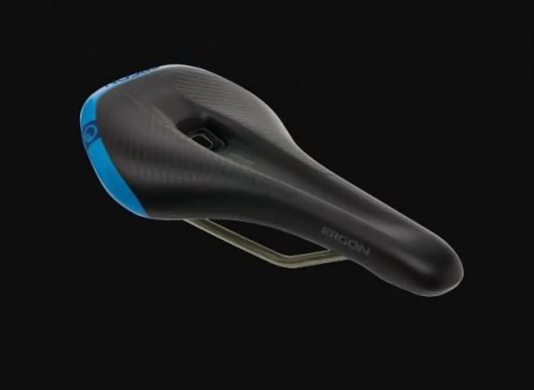 Ergon SM Pro Zadel Heren - Mountainbike - M/L - Zwart/Blauw