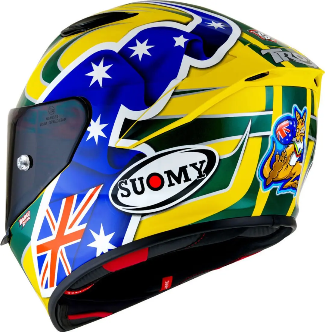 Suomy Track-1 Troy Bayliss Replica 2005 E06 Integraalhelm - XXL - Multicolor