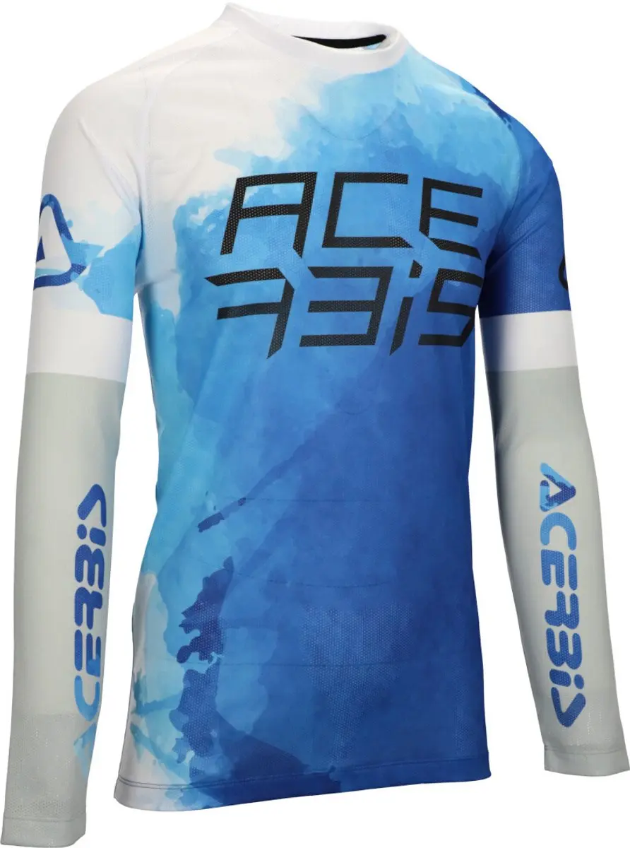 Acerbis J-Windy Vented Watermark Blauw Witte Cross Jersey