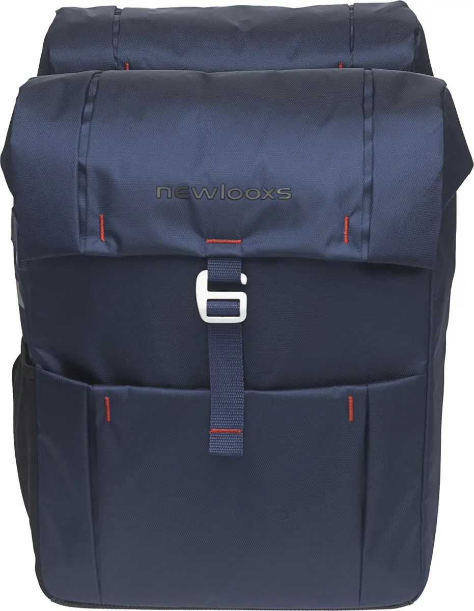 New Looxs Vigo Dubbele Fietstas 37L - Blauw