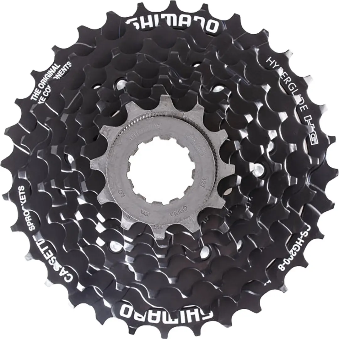 Shimano cs-hg200 cassette 8-speed 12-32 tands zwart oem