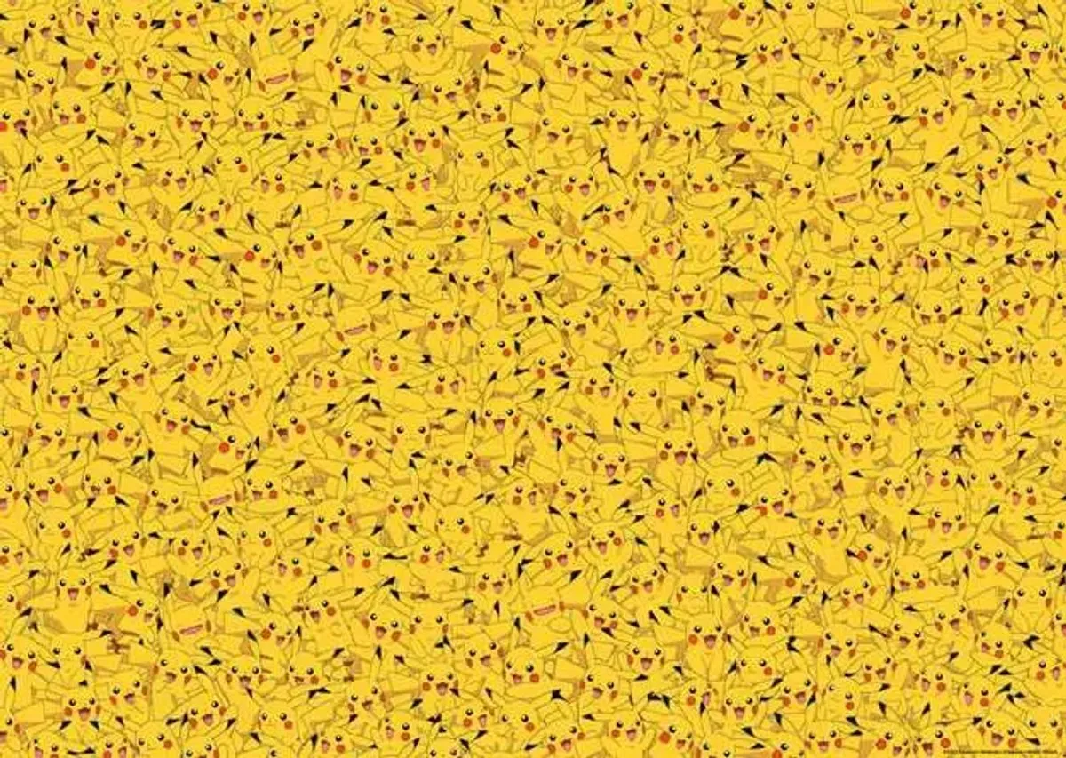 Ravensburger Pokémon Challenge Pikachu Puzzel 1000 Stuks - Geel