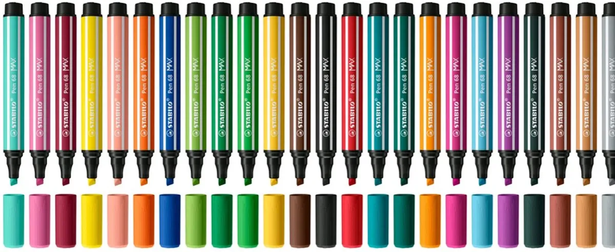 STABILO Pen 68 MAX Viltstift - Smaragdgroen