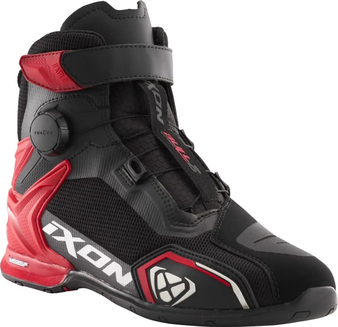 IXON Bull 2 Air Motorschoenen 43 - Zwart/Rood