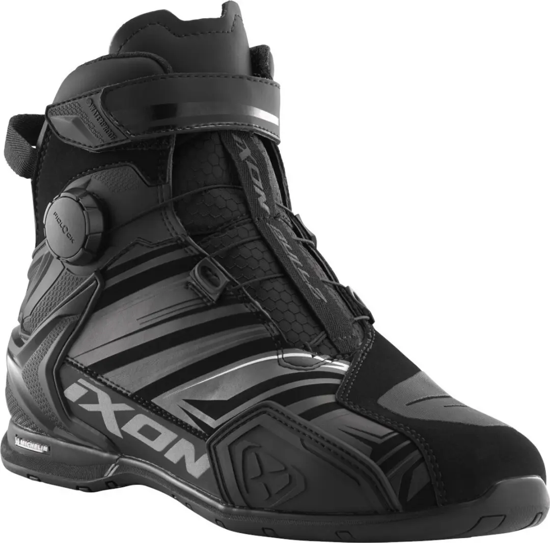 IXON Bull 2 WP Motorschoenen - Zwart/Grijs