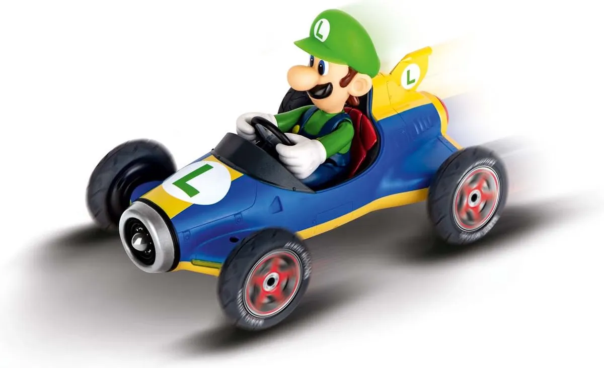 Carrera RC Mario Kart Mach8 Luigi - 1:18 - 2,4GHz