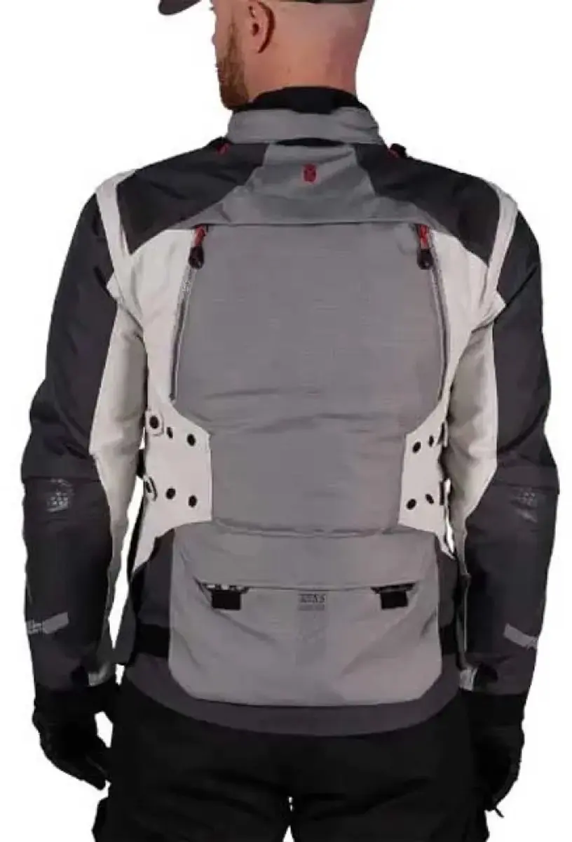 Leatt ADV MultiTour 5.5 IJzer Grijs Rood Waterdichte Textieljas 3XL