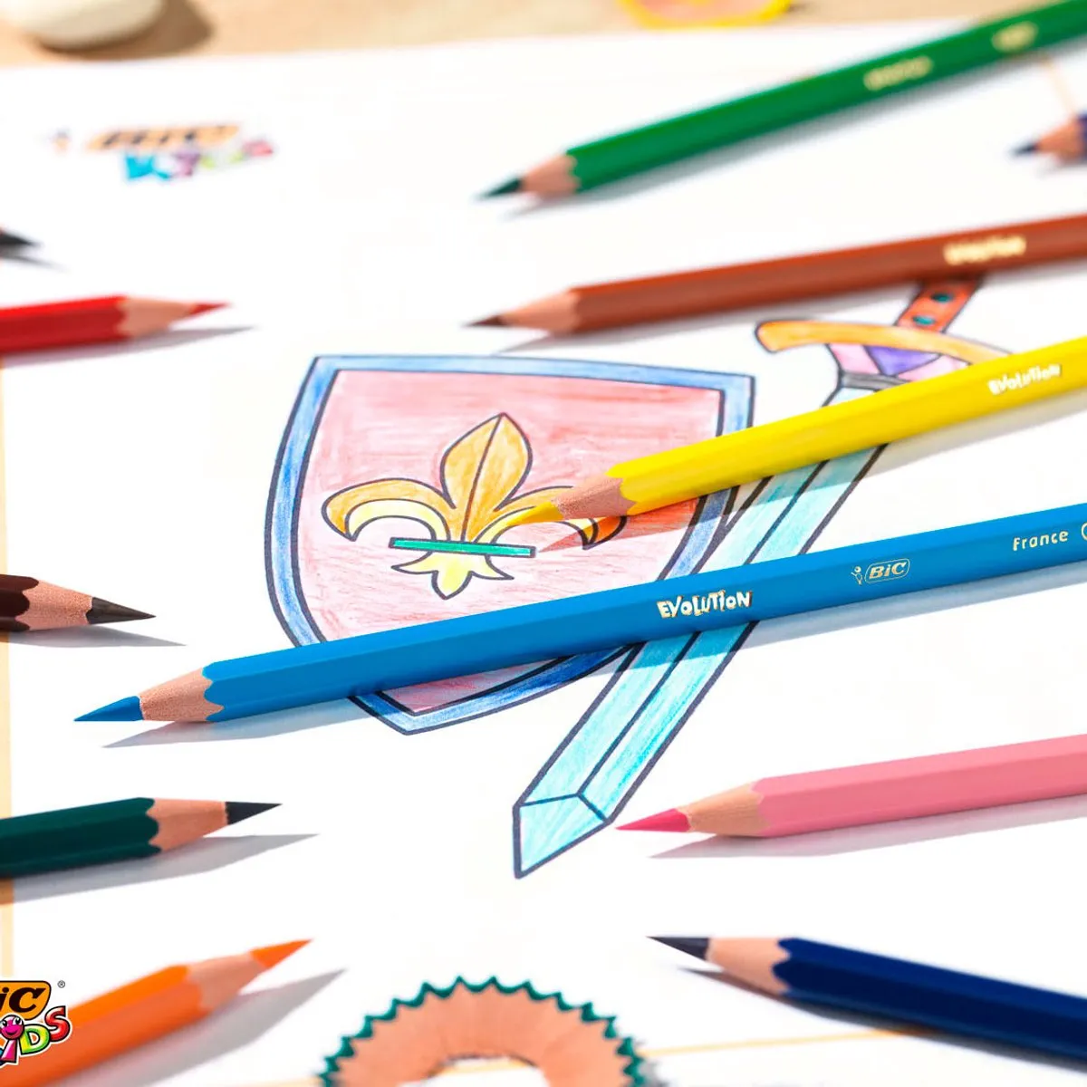 BIC Ecolutions Evolution Kleurpotloden - 144 Stuks Multicolor