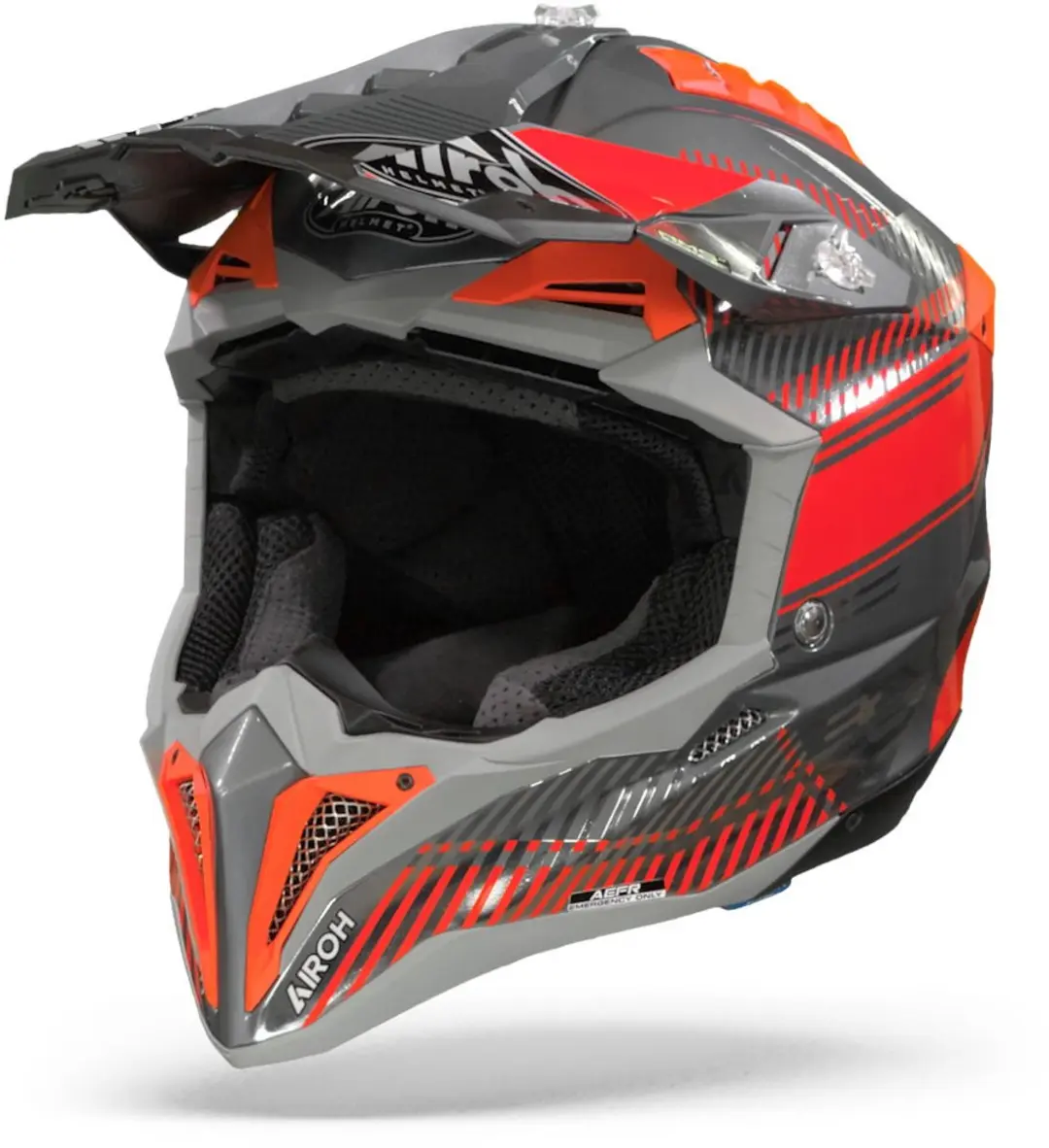 Airoh Aviator 3 Wave Mat Oranje Crosshelm