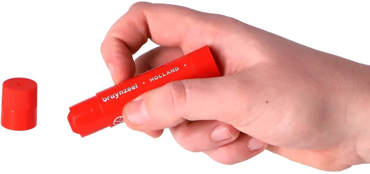BRUYNZEEL Plakkaatverf Sticks Basic - 6 Kleuren