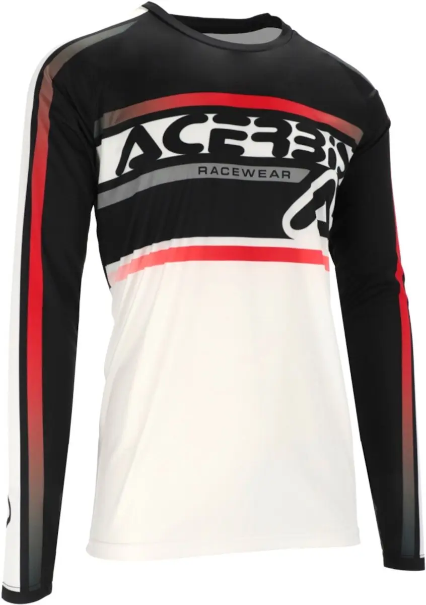 Acerbis MX Linear Lugo Wit Zwart Cross Jersey