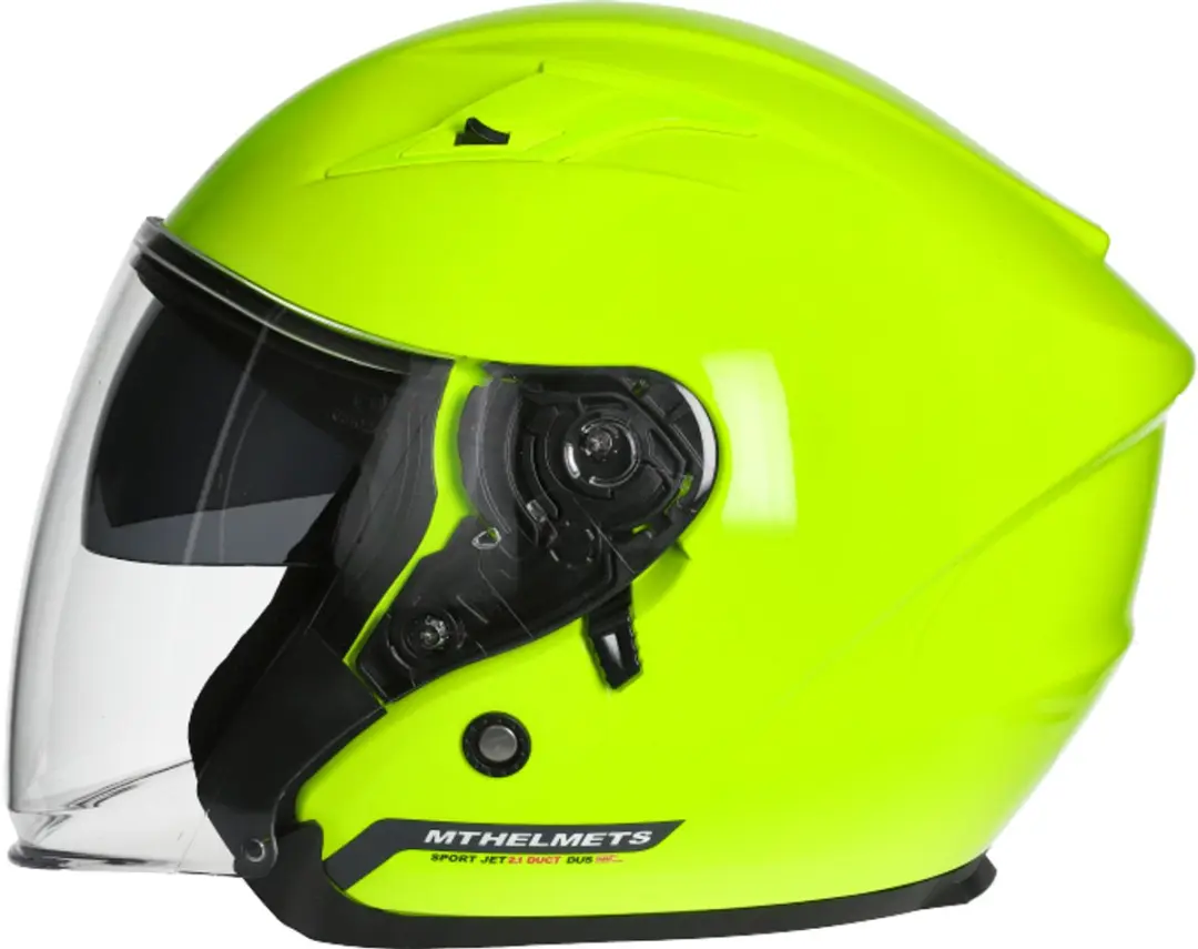 Helm MT Avenue Solid fluor geel Maat XS