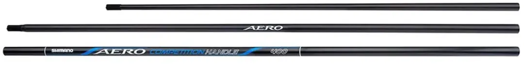 Shimano Landing Net Handle Aero Comp 4m Zwart 4m