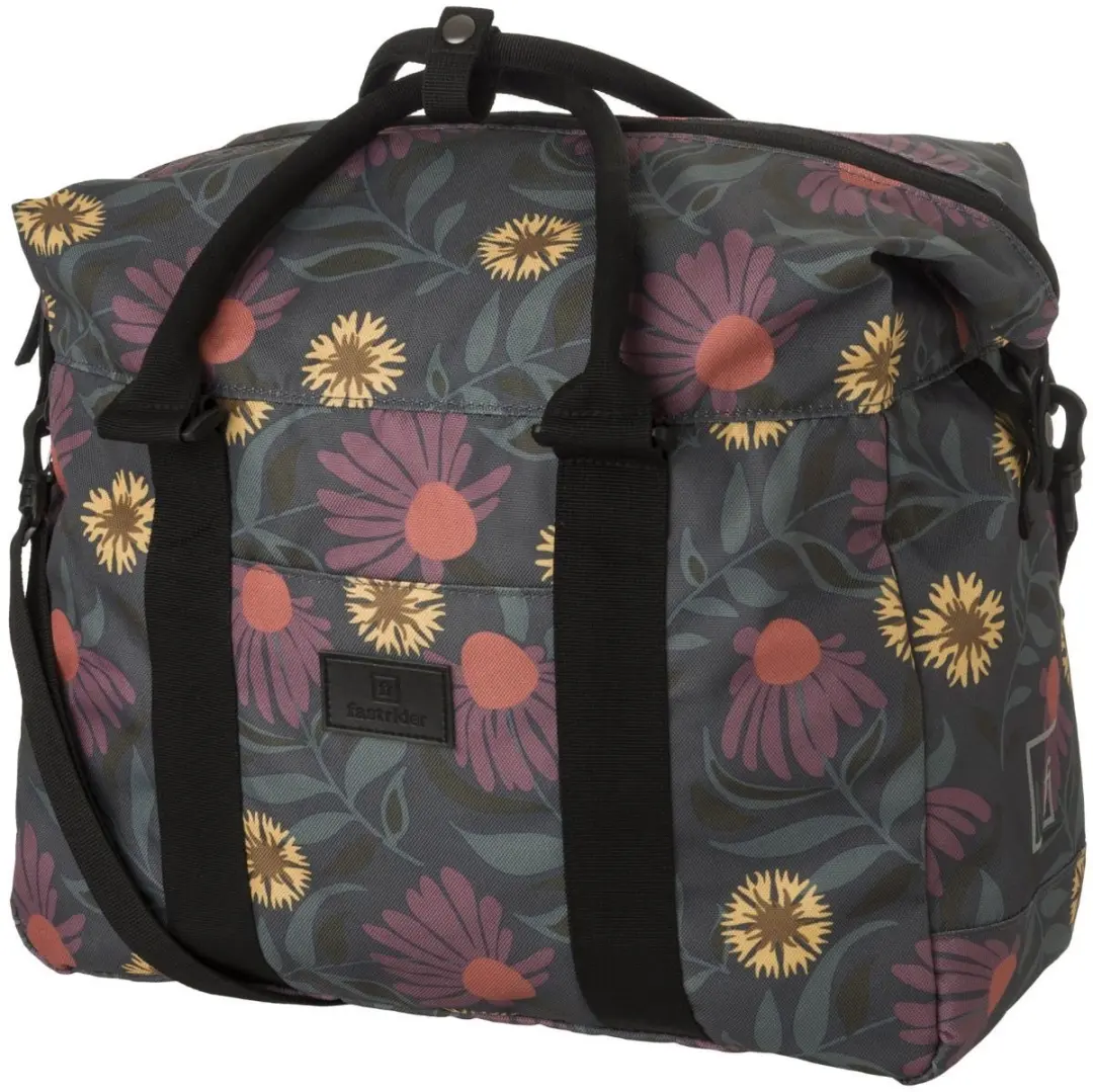 FastRider Nyla Shopper Bike Bag Trend Click'nGo - 20L - Lola Flower - Veelkleurig