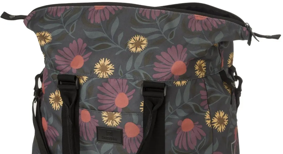 FastRider Nyla Shopper Bike Bag Trend Click'nGo - 20L - Lola Flower - Veelkleurig