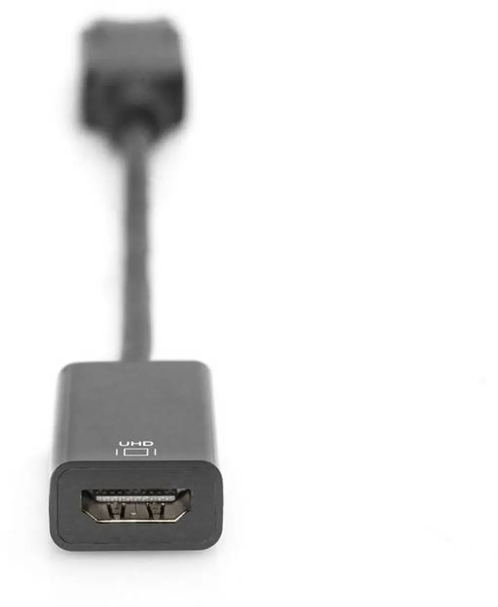 Digitus DB-340415-002-S DisplayPort-HDMI Kabel 0.20m - Zwart